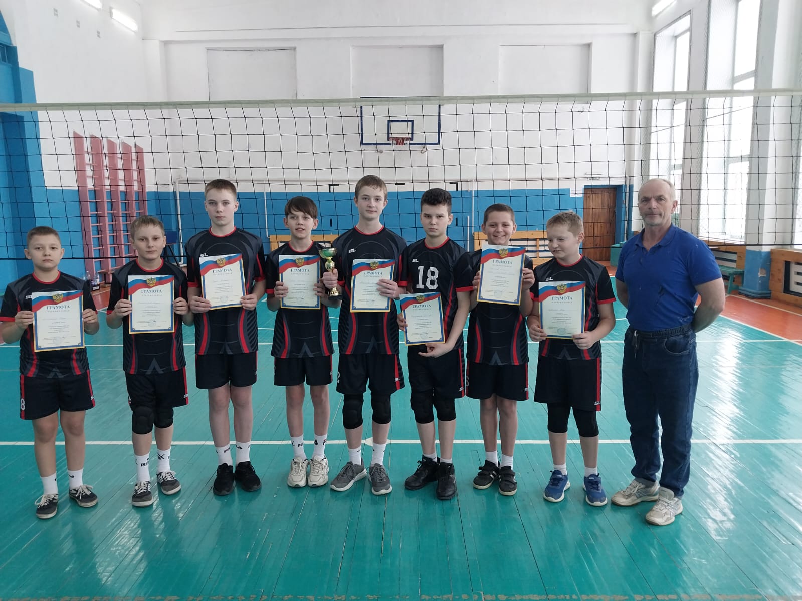 Открытый турнир МБУ ДО «СШ Майминского района» по волейболу среди юношей.