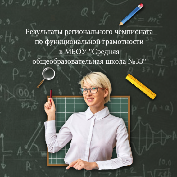 Результаты школьного этапа регионального чемпионата по функциональной грамотности.