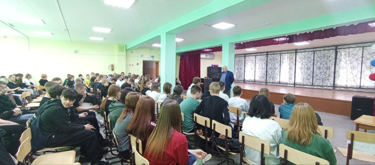 Встреча учащихся с врачом - наркологом.